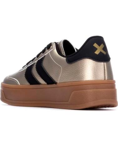 XTI SNEAKER MIT PLATEAU IN GOLD UND SCHWARZ VARIOS COL