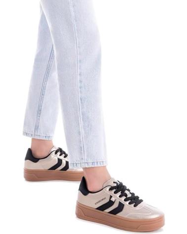 XTI SNEAKER MIT PLATEAU IN GOLD UND SCHWARZ VARIOS COL