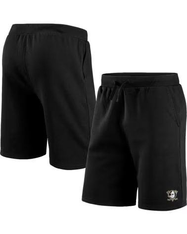 BERMUDA DE MOLETOM FANATICS ANAHEIM DUCKS NEGRO