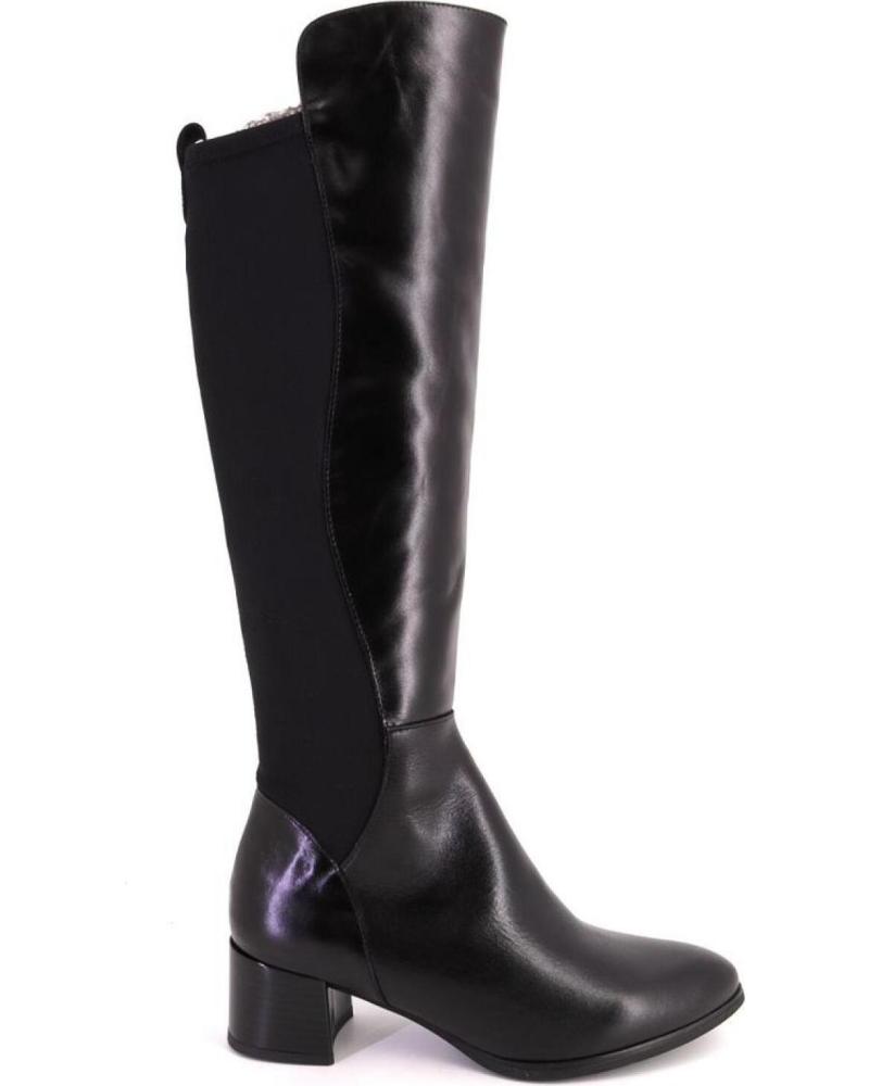BARMINTON 3006 LEDERSTIEFEL SCHWARZ NEGRO