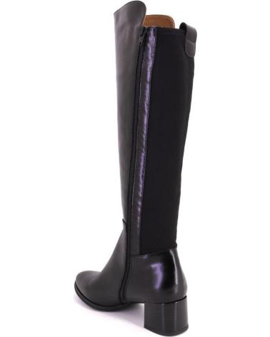 BARMINTON 3006 LEDERSTIEFEL SCHWARZ NEGRO