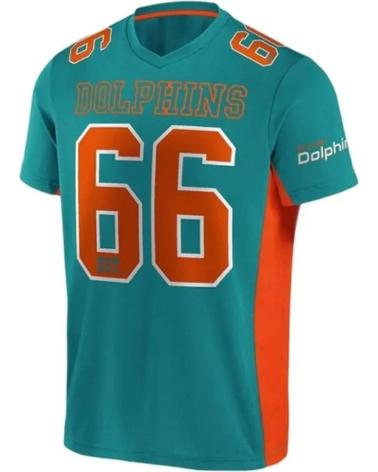 CAMISA NFL FANATICS MIAMI DOLPHINS #66 VERDE - REF. 007U-996V-9P-02S VERDE