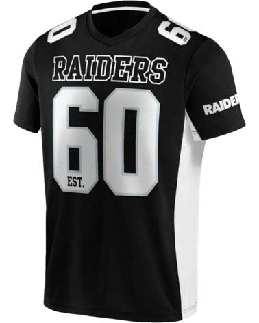 FANATICS MAGLIA FOOTBALL AMERICANO RAIDERS NUMERO 60 NERA NEGRO