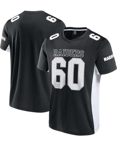 FANATICS MAGLIA FOOTBALL AMERICANO RAIDERS NUMERO 60 NERA NEGRO