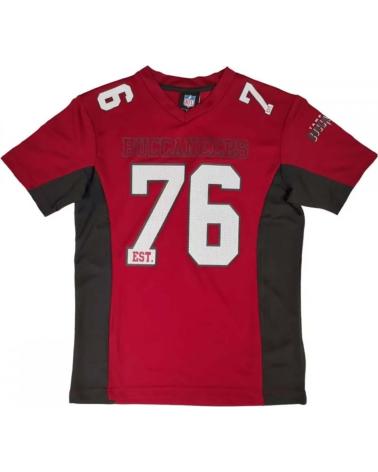 NFL FANATICS MAGLIA FOOTBALL AMERICANO ROSSA #76 MULTICOLOR