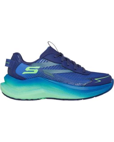 SKECHERS ASCENSER-STABLE PACER SCHUHE BLAU MIT WAX CUSHIONING DÄMPFUNG AZUL