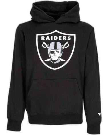 FELPA CON CAPPUCCIO NERA NFL RAIDERS DA UOMO NEGRO