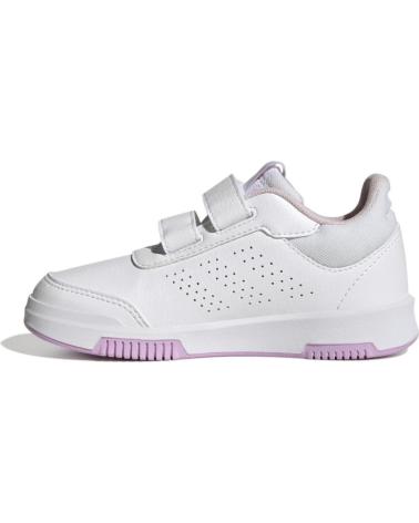 ADIDAS TENSAUR SPORT 2.0 CF K GW6453 - WEISSE KLETTVERSCHLUSS-SNEAKER MIT PASTELL-DETAILS BLANCO