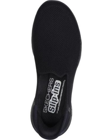 SCARPE CASUAL SLIP-ON SKECHERS 124641 NERE NEGRO
