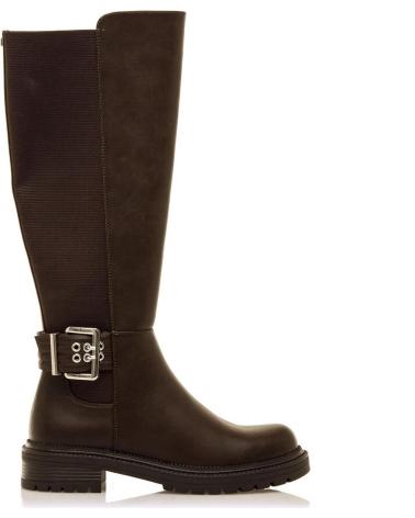 HOHE STIEFEL MTNG 54732 BRAUN MIT ZIERSCHNALLE MARRóN