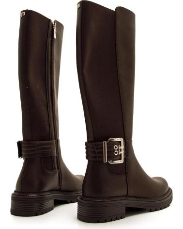 HOHE STIEFEL MTNG 54732 BRAUN MIT ZIERSCHNALLE MARRóN