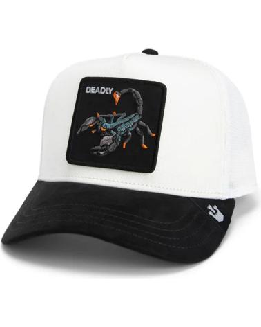 GORRA TRUCKER GOORIN BROS ANIMAL FARM 'THE SUEDE SCORPION' BLANCO NEGRO NEGRO