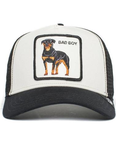 GORRA TRUCKER GOORIN BROS ANIMAL FARM 'BAD BOY DOG' BLANCA NEGRA MULTICOLOR