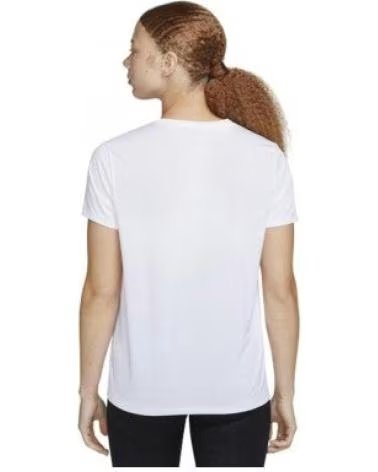 NIKE MAGLIETTA DRI-FIT BIANCA DONNA DX0687-100 BLANCO