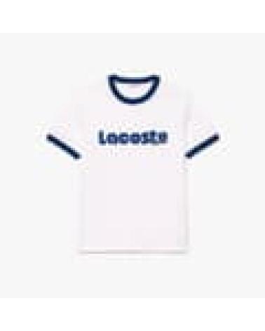 LACOSTE T-SHIRT TH7531 00 F2F WHITE BLANCO