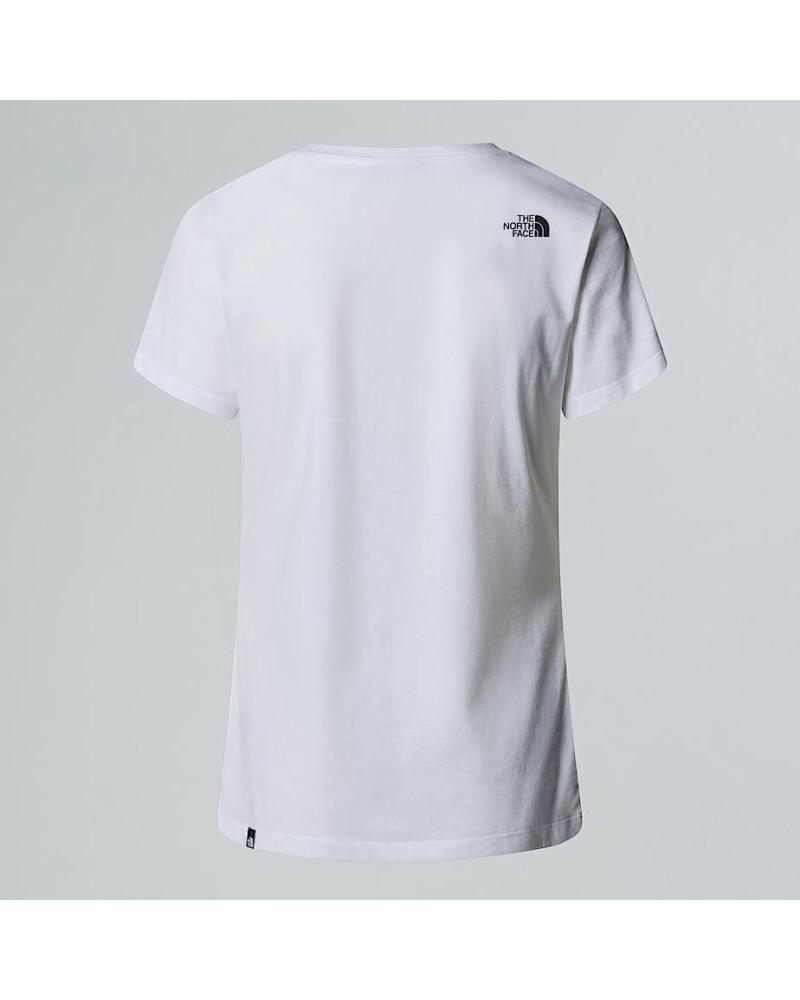 THE NORTH FACE CAMISETA DE MANGA CORTA EN PARA MUJER BLANCO