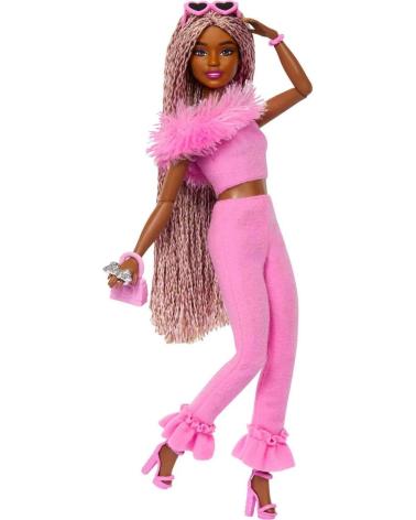 MATTEL BARBIE BAMBOLA FASHIONISTA TOTALMENTE ROSA CON ACCESSORI MULTICOLOR