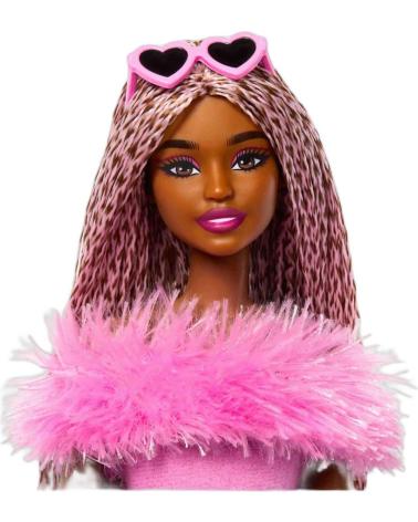 MATTEL BARBIE BAMBOLA FASHIONISTA TOTALMENTE ROSA CON ACCESSORI MULTICOLOR