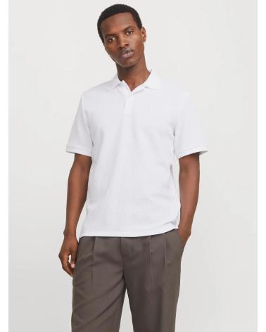 JACK AND JONES POLO 12268130 BIANCO BLANCO