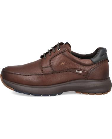 SCARPE FLUCHOS TRITON F2065 504402 CON LACCI IN PELLE MARRONE MARRON