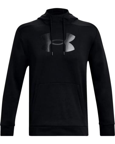 UNDER ARMOUR FLEECE HOODIE 1379743 BLACK NEGRO
