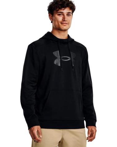 UNDER ARMOUR FLEECE HOODIE 1379743 BLACK NEGRO