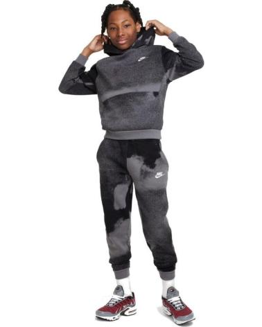 NIKE HOODIE FOR KIDS FD3174 BLACK NEGRO