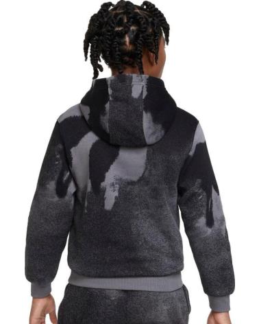 NIKE HOODIE FÜR KINDER FD3174 SCHWARZ NEGRO