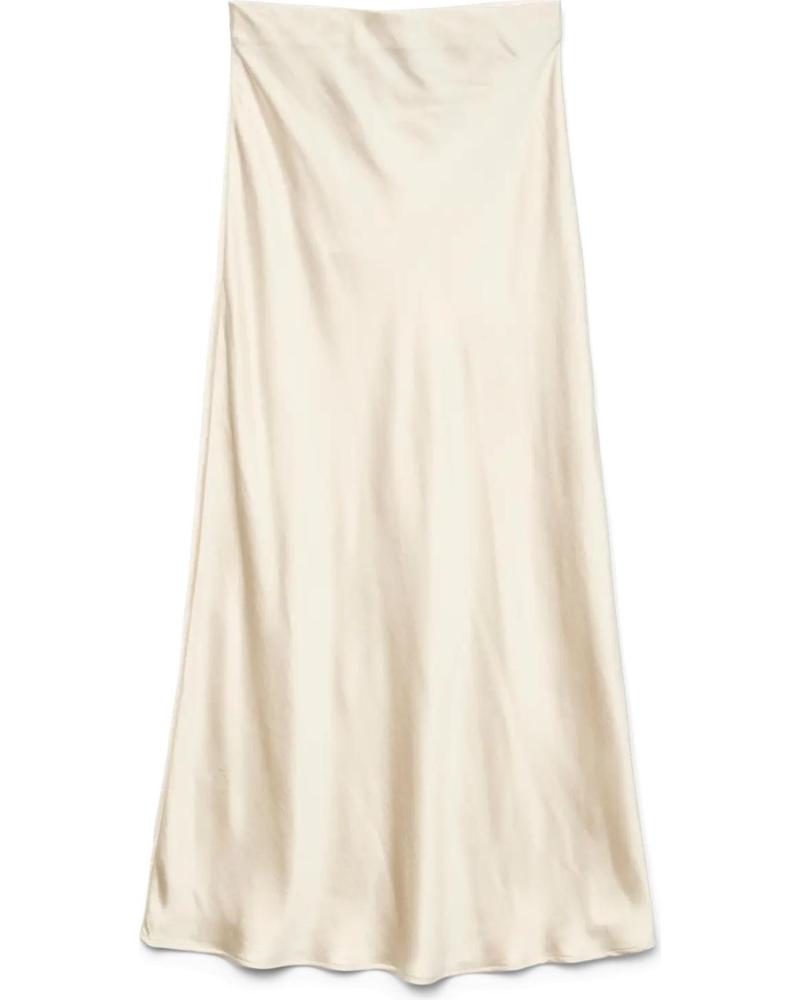VERO MODA FALDA MIDI MUJER 10334440 BEIGE