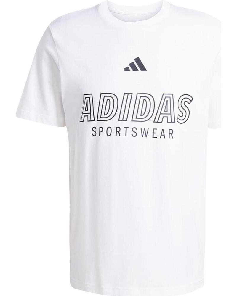 T-SHIRT ADIDAS JM0393 BIANCO SPORTSWEAR BLANCO