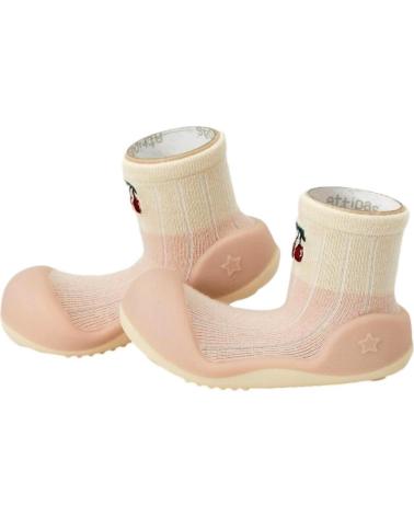 ATTIPAS FIRST STEPS SHOES CH0101 CHERRY PINK ROSA