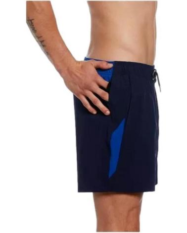NIKE BADEHOSE VOLLEY NESSB500 MARINEBLAU MIT BLAUEN AKZENTEN AZUL