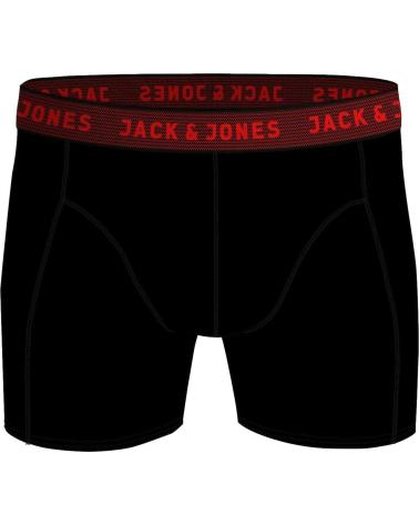 JACK & JONES 3ER PACK ENGANLIEGENDE BOXERSHORTS 12127816 SCHWARZ NEGRO