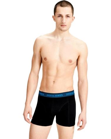 JACK & JONES 3ER PACK ENGANLIEGENDE BOXERSHORTS 12127816 SCHWARZ NEGRO