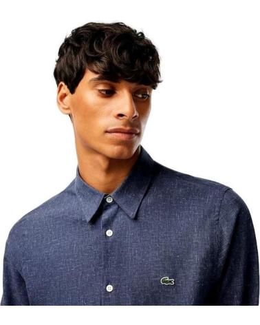 LACOSTE SLIM FIT HEMD CH2573 BLAU AZUL