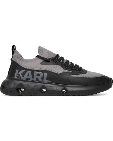 KARL LAGERFELD K-KITE RUN KNIT SOCK LO ANTRACITE ANTRACITA