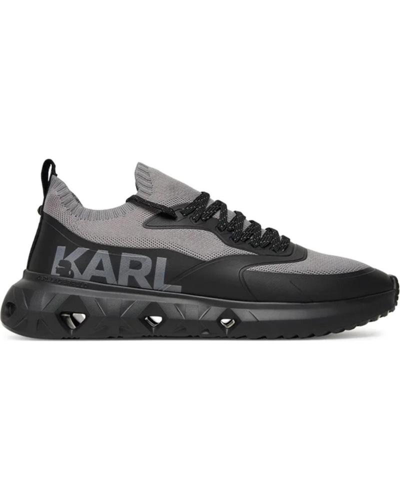 KARL LAGERFELD K-KITE RUN KNIT SOCK LO ANTRACITE ANTRACITA