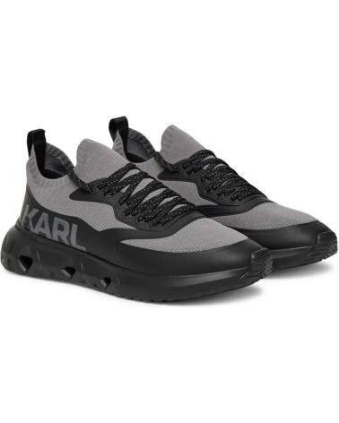 KARL LAGERFELD K-KITE RUN KNIT SOCK LO ANTRACITE ANTRACITA