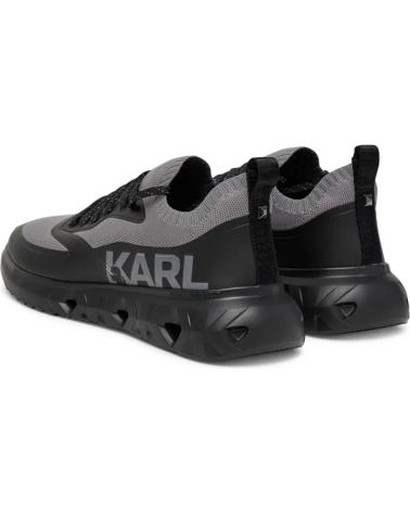 KARL LAGERFELD K-KITE RUN KNIT SOCK LO ANTRACITE ANTRACITA