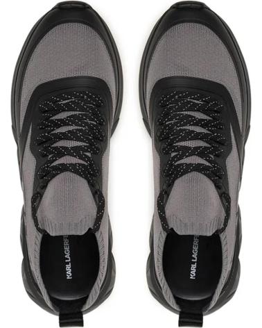 KARL LAGERFELD K-KITE RUN KNIT SOCK LO ANTRACITE ANTRACITA