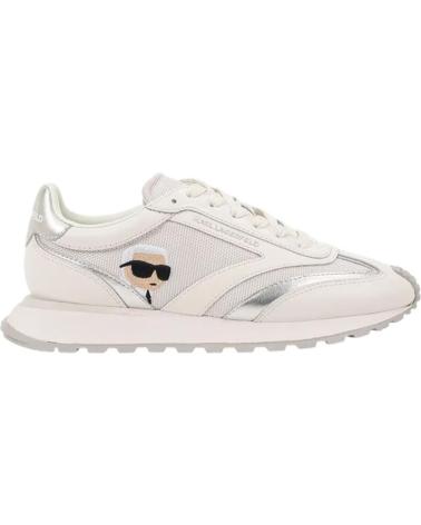 KARL LAGERFELD KREEPER LO CORNELLY SIGNIA STITCH BIANCO BLANCO