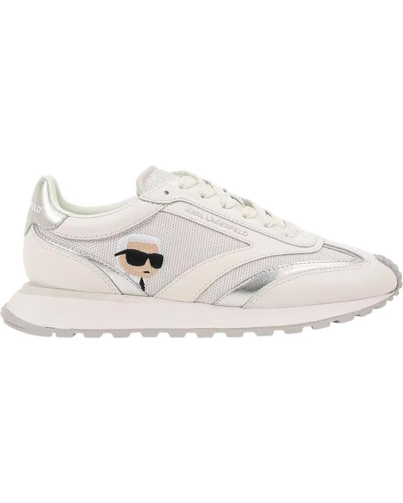 KARL LAGERFELD KREEPER LO CORNELLY SIGNIA STITCH BIANCO BLANCO