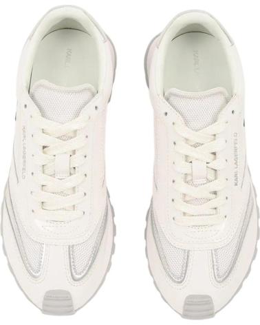 KARL LAGERFELD KREEPER LO CORNELLY SIGNIA STITCH BIANCO BLANCO