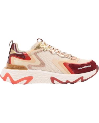 KARL LAGERFELD SNEAKERS BLAZE PYRO WOVEN MIX BEIGE BEIGE