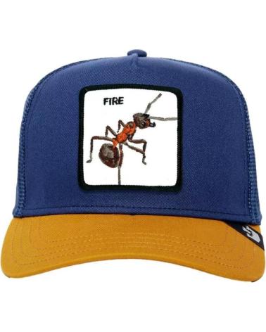 GOORIN BROS CASQUETTE TRUCKER THE FARM ANT FIRE BLEU JAUNE AZUL