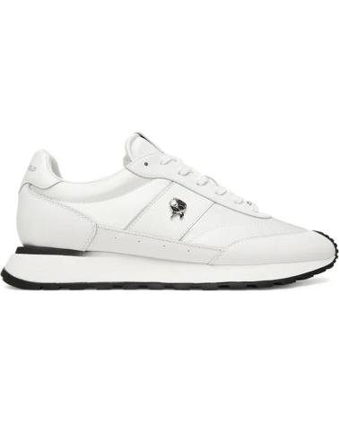 KARL LAGERFELD SAPATILHAS KAIRO IKONIK PIN LO LACE BRANCO BLANCO