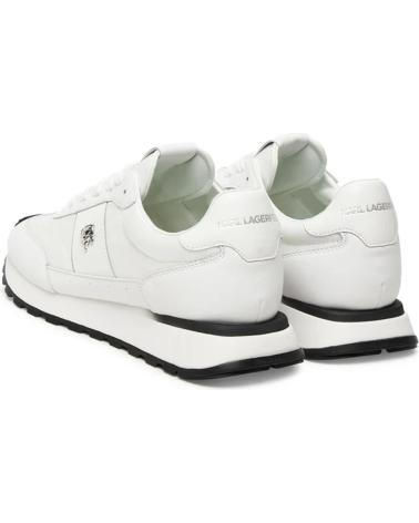 KARL LAGERFELD SAPATILHAS KAIRO IKONIK PIN LO LACE BRANCO BLANCO