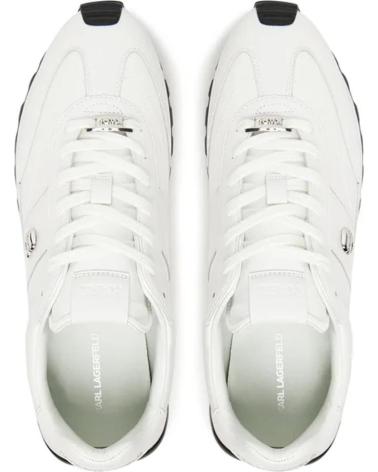 KARL LAGERFELD SAPATILHAS KAIRO IKONIK PIN LO LACE BRANCO BLANCO