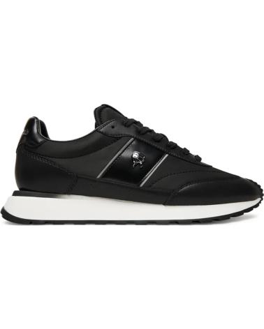 TÊNIS KARL LAGERFELD KAIRO IKONIK PIN LO LACE PRETOS NEGRO