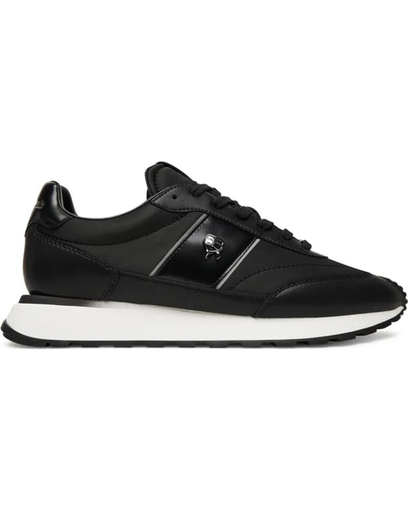TÊNIS KARL LAGERFELD KAIRO IKONIK PIN LO LACE PRETOS NEGRO